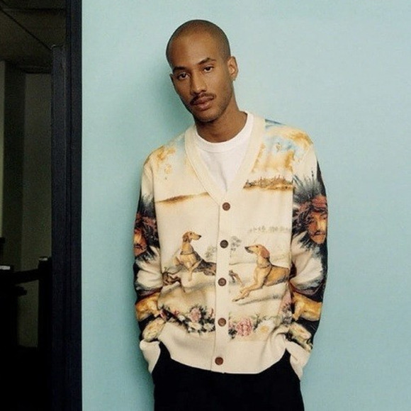 Golf Wang Other - Golf Wang x Tyler the Creator Renaissance Cardigan Sweater Size Large RARE HTF